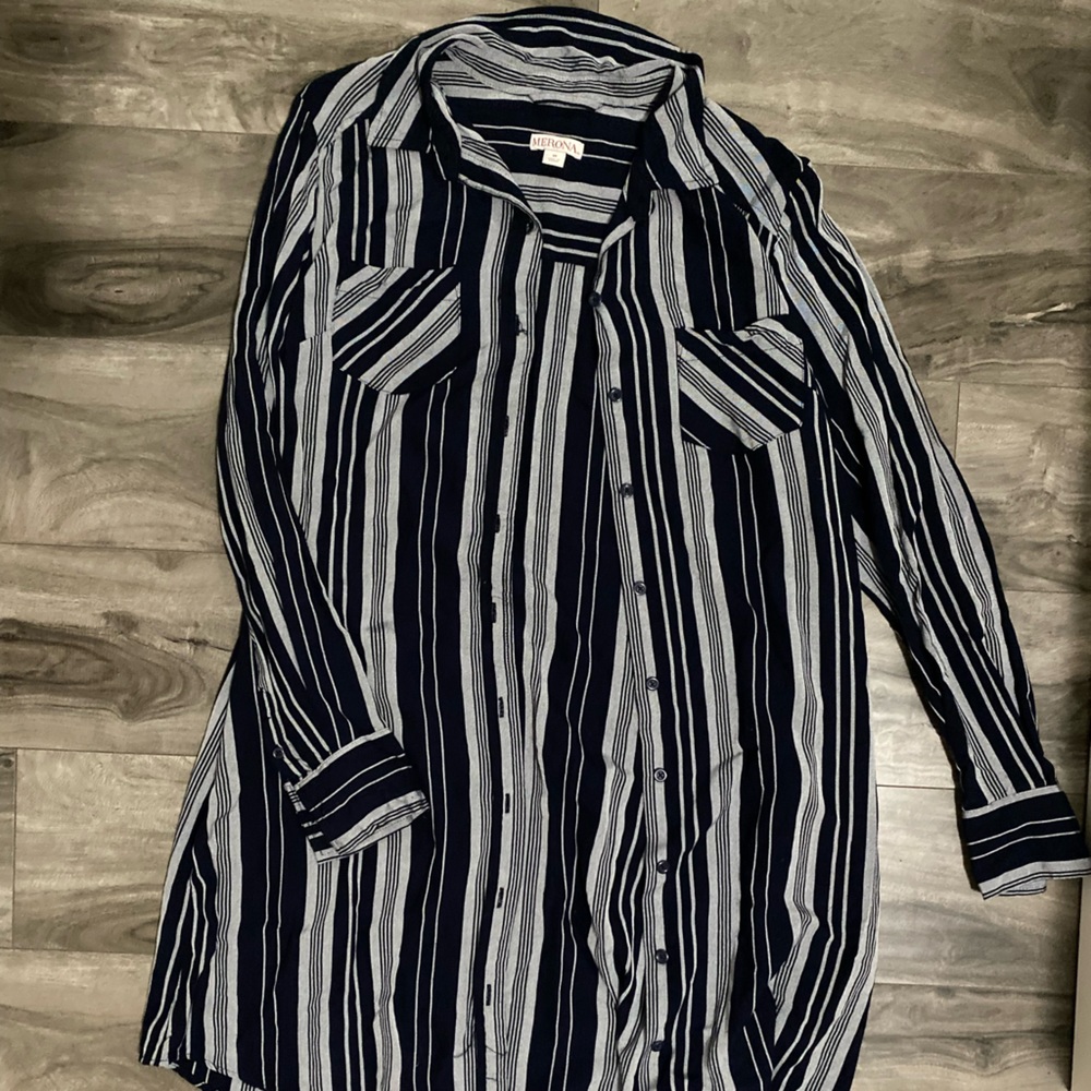 Striped cardigan